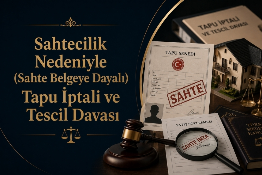 Sahte Belgeye Dayalı Tapu İptali ve Tescil Davası