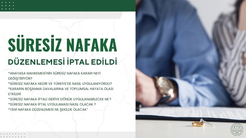 AYM’nin Süresiz Nafaka Kararı Sonrası Yeni Düzenleme Nasıl Olacak?