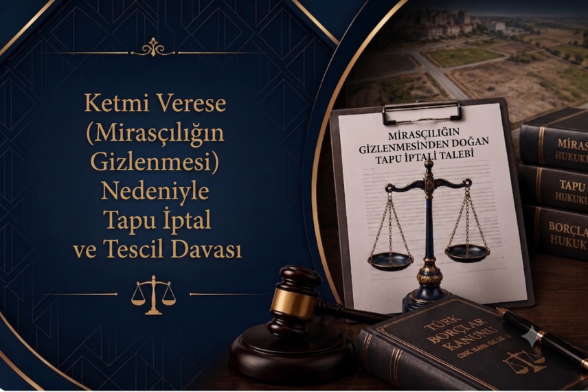 Ketmi Verese (Mirasçılığın Gizlenmesi) Nedeniyle Tapu İptal ve Tescil Davası