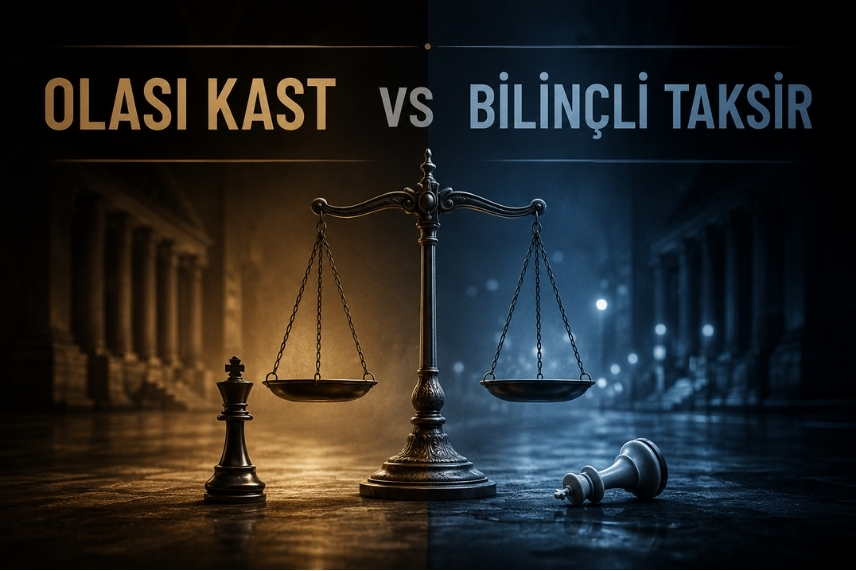 Olası Kast - Bilinçli Taksir Ayrımı (TCK 21 ve TCK22) 