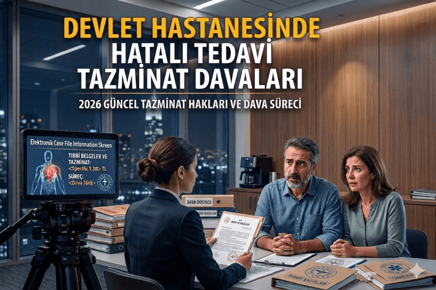 Devlet Hastanesinde Hatalı Tedavi Nedeniyle Açılan Tazminat Davaları