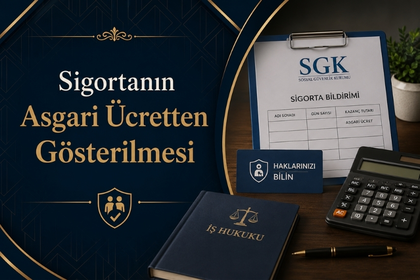 Sigortanın Asgari Ücretten Gösterilmesi